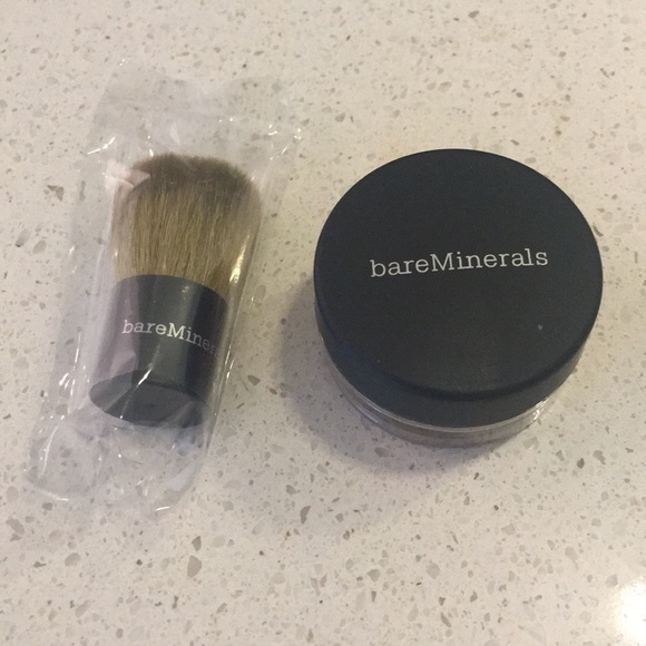 bareMinerals Other - BareMinerals mini WARMTH and mini buki bundle